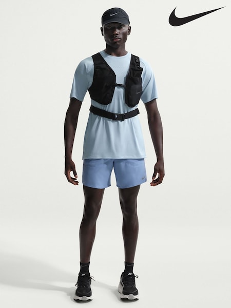 Nike Armory Blue Dri-FIT Stride Running T-Shirt (H65116) | £0