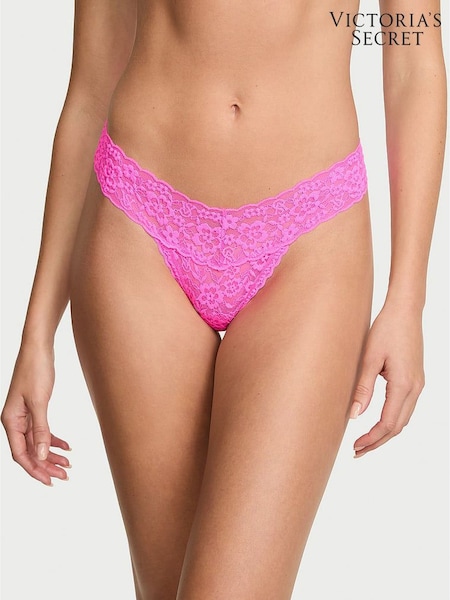 Victoria's Secret Neon Princess Pink Thong Knickers (H65337) | £10