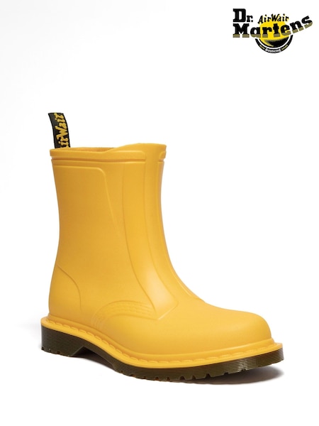 Dr. Martens Yellow 1460 Rain Dms Pvc Shoes (H65373) | £110