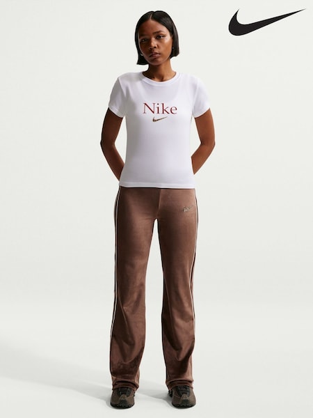 Nike White Animal Logo Graphic T-Shirt (H66033) | £38