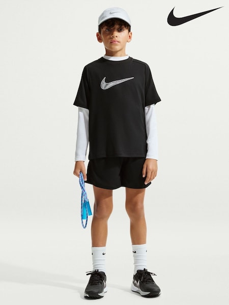 Nike Black Multi Dri-FIT T-Shirt (H66179) | £20