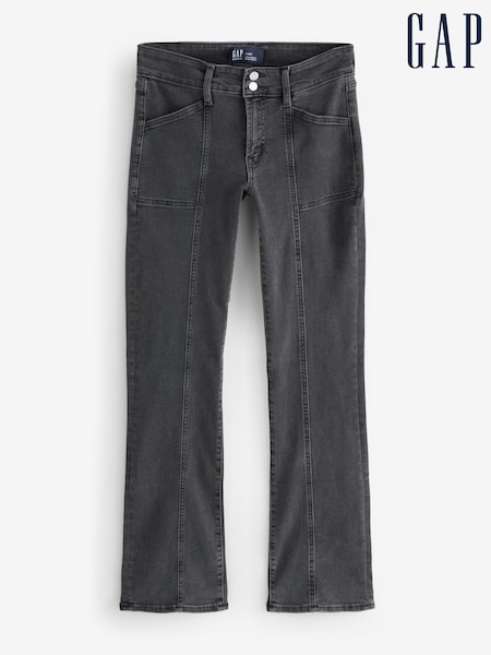 Gap Black High Rise 70s Flare Jeans (H66422) | £55