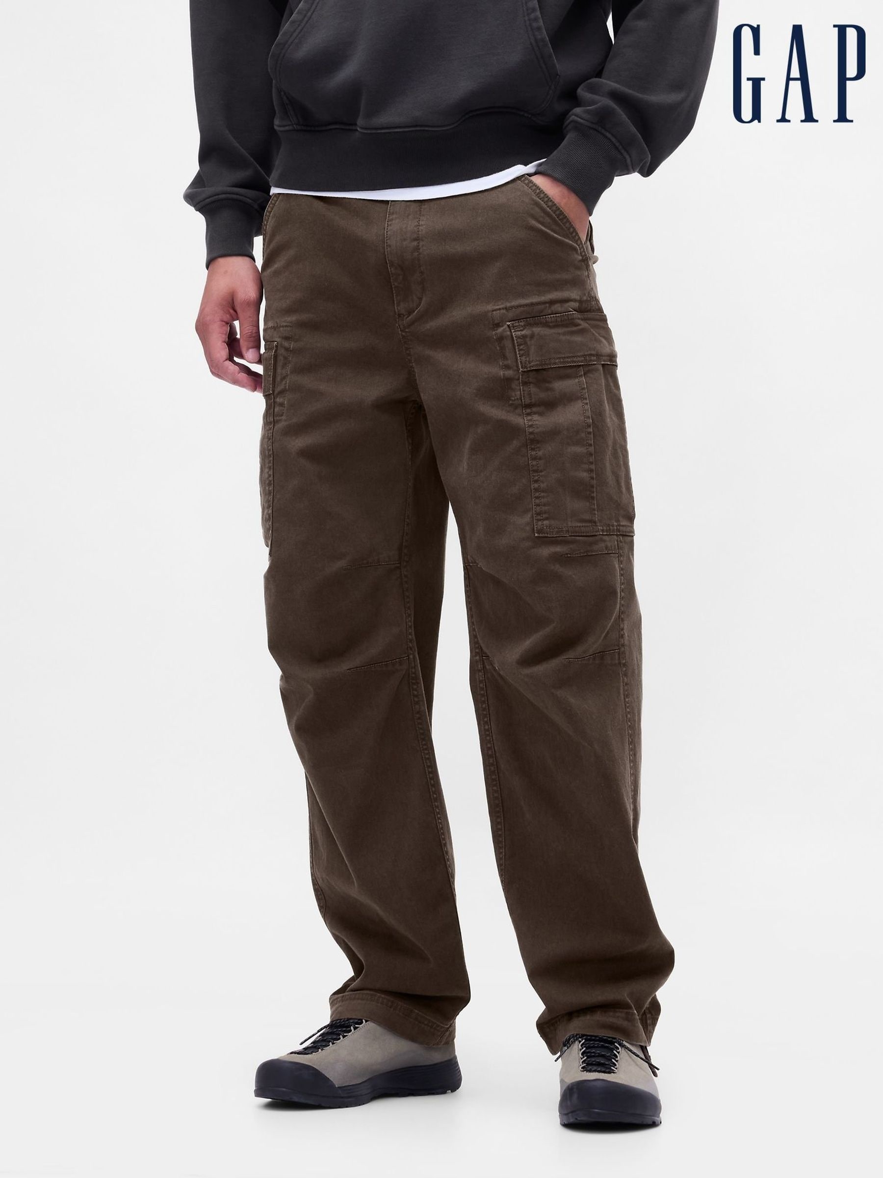 Pantalon Cargo NEXT Lot De 2 - 100% Coton Doublé, Taille Élastique, Poches à Rabat - Confort & Style Décontracté - 8