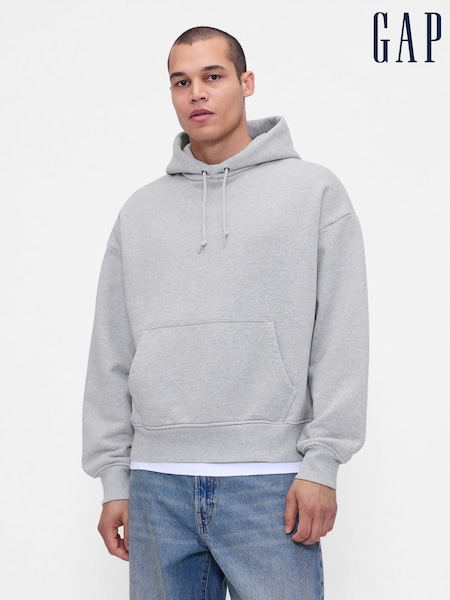 Gap Light Grey Extra Heavyweight French Terry Hoodie (H66521) | £85