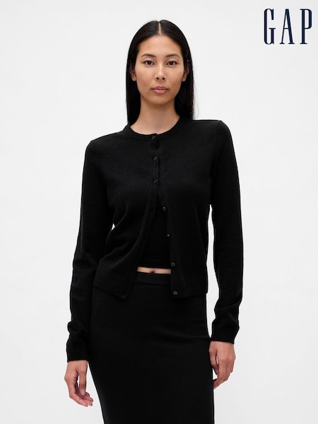 Gap Black Soft Touch Crop Cardigan (H66553) | £40