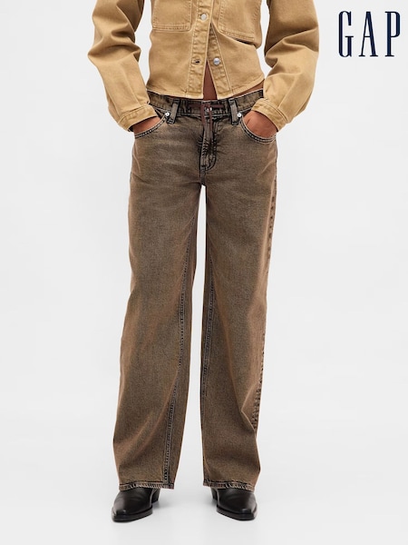 Gap Brown Low Waisted 90s Loose Jeans (H66605) | £55