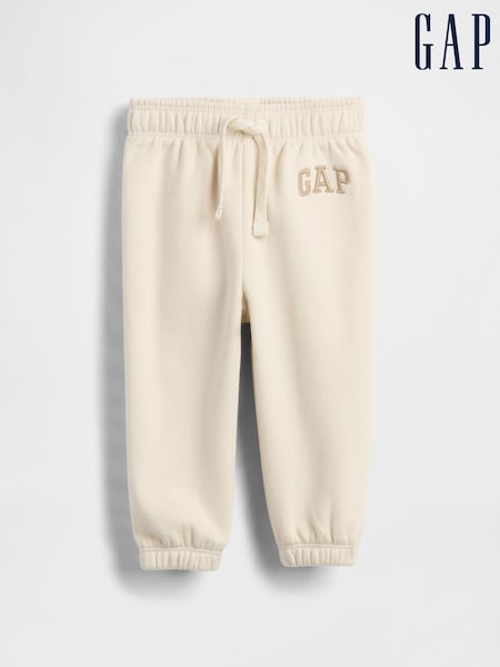 Gap Cream Vintage Soft Logo Joggers (Newborn-24mths) (0-24mths) (H66608) | £12