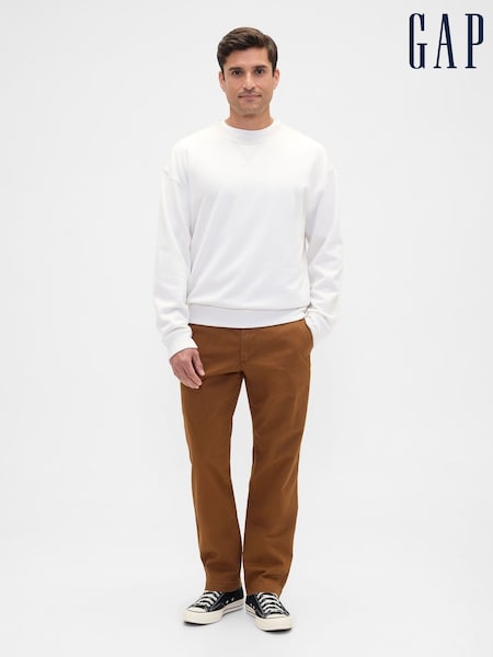 Gap Brown Essential Chinos in Straight Fit (H66613) | £40