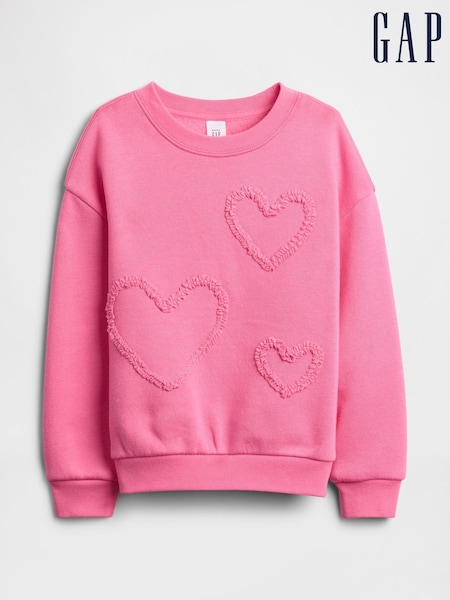 Gap Pink Oversized Graphic Sweatshirt (6mths-5yrs) (6mths-5yrs) (H66733) | £18