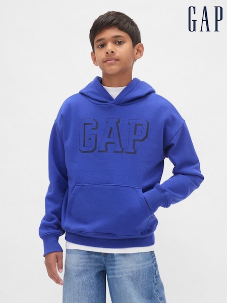 Gap Blue Relaxed Logo Hoodie (4-13yrs) (H66739) | £20
