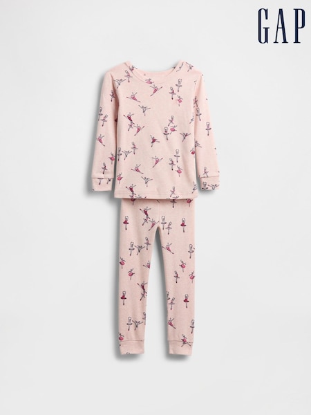 Gap Pink Brushed Cotton Pyjamas Set (6mths-5yrs) (6mths-5yrs) (H66750) | £18