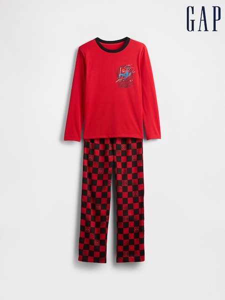 Gap Red Marvel Spider-Man Pyjamas Set (6-13yrs) (6-13yrs) (H66765) | £35