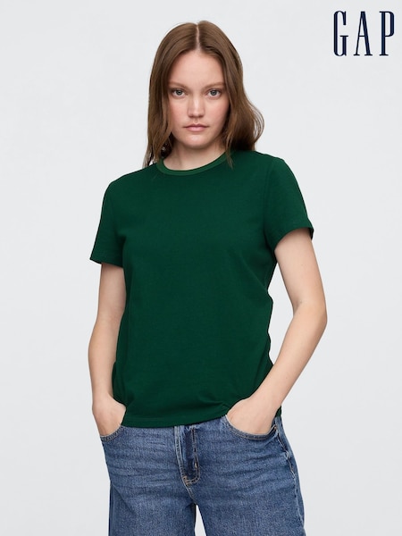 Gap Green Favourite Crew Neck Short Sleeve T-Shirt (H66780) | £12