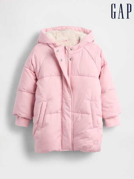 Gap Pink Heavyweight Puffer Coat (6mths-5yrs) (H66783) | £65