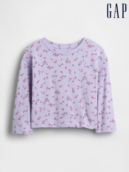 Gap Purple Mix and Match Drop-Shoulder T-Shirt (6mths-5yrs) (6mths-5yrs) (H66790) | £12