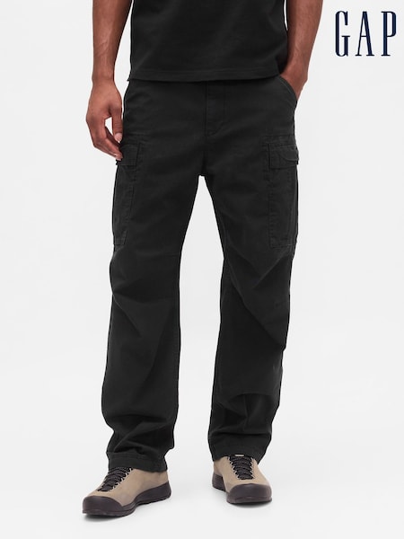 Gap Black Relaxed Cargo Trousers (H66808) | £75