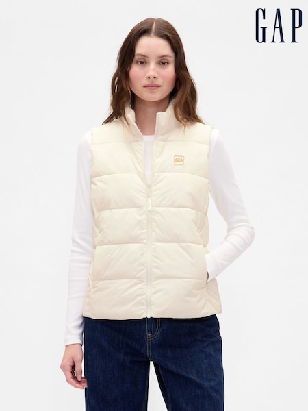 Gap White Cold Control Puffer Vest (H66816) | £35