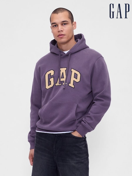 Gap Purple Vintage Soft Arch Logo Hoodie (H66826) | £50