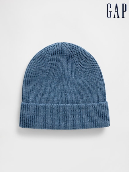 Gap Blue Cosy Ribbed Beanie (H66918) | £12