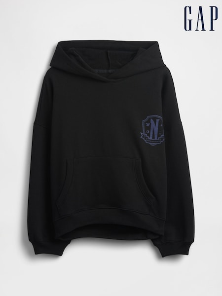 Gap Black VintageSoft Graphic Hoodie (4-13yrs) (4-13yrs) (H66970) | £60