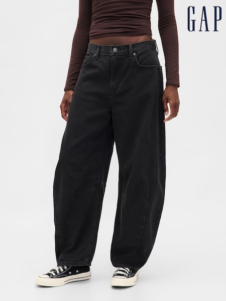 Gap Black High Waisted Ultra Soft Horseshoe Jeans (H66978) | £50