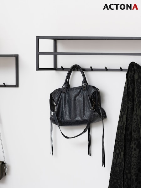 Actona Black Seaford Coat Rack (H67003) | £54