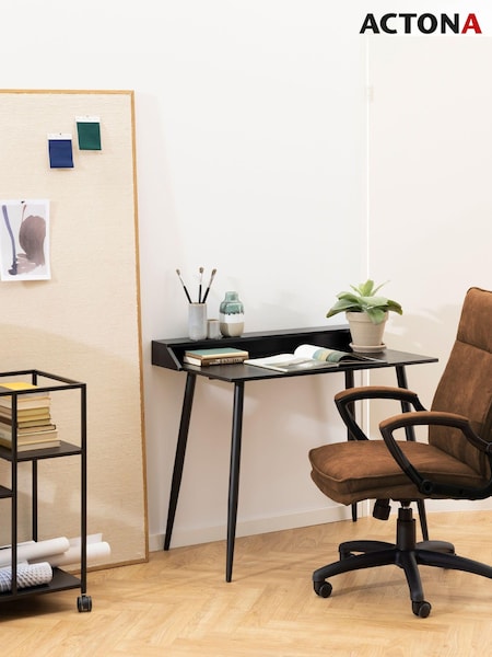 Actona Brown Brad Swivel Office Chair (H67175) | £198