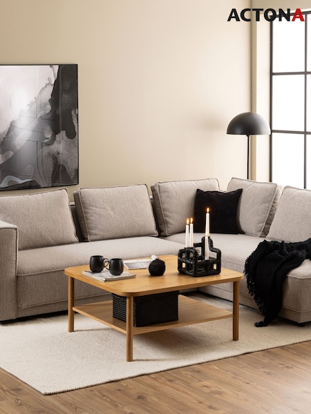Actona Oak Banbury Square Coffee Table (H67180) | £498