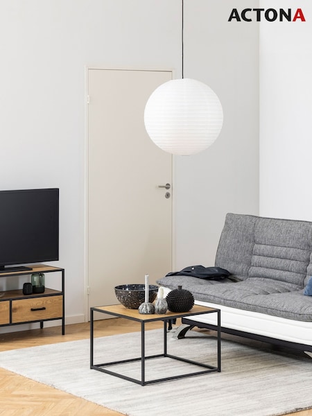 Actona Oak Seaford Metal Coffee Table (H67196) | £63