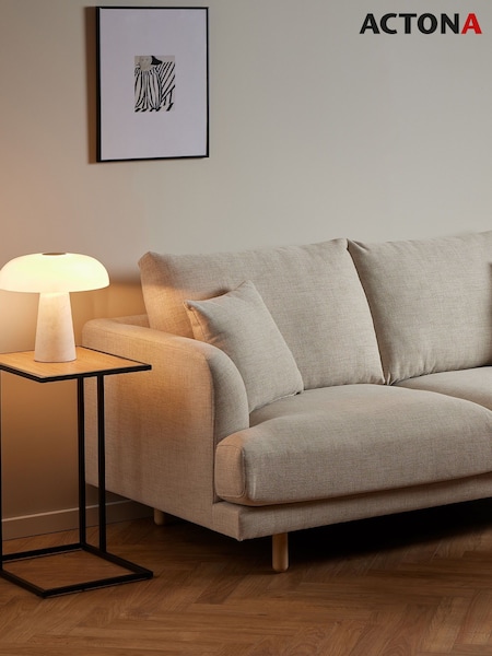 Actona Black Oak Seaford Metal Side Table (H67197) | £54