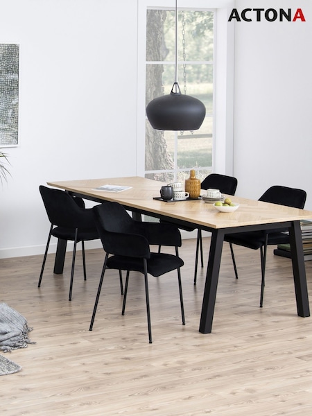 Actona Oak Brighton 6-8 Seater Dining Table (H67313) | £742