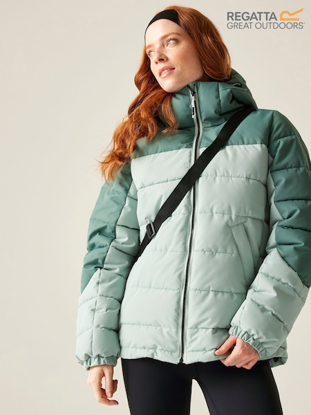 Regatta Green Womens Aldthorn Heavyweight Coat (H67360) | £70