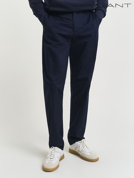 GANT Blue Regular Fit Chino Trousers (H67436) | £130
