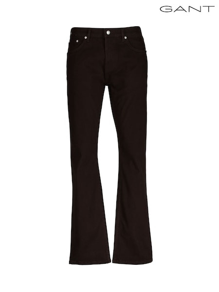 GANT Brown Regular Fit Stretch Denim Jeans (H67447) | £135