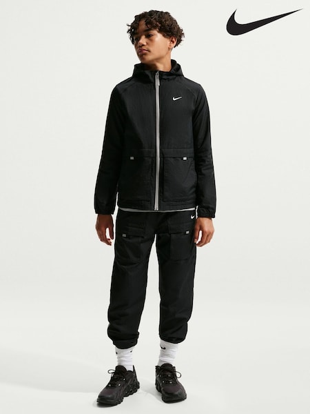 Nike Black Nsw City Utility Woven Jacket (H67632) | £60