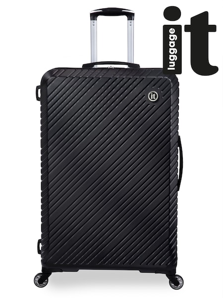 IT Luggage Large Recline Black Suitcase (H67787) | £55