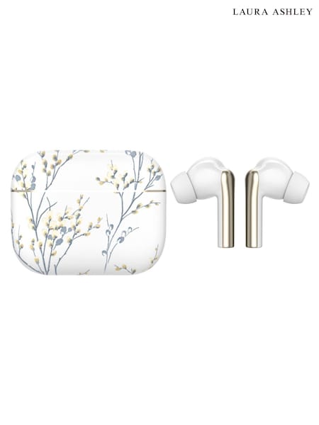 Laura Ashley Pussy Willow White Pussy Skylark Wireless Earbuds (H67897) | £80