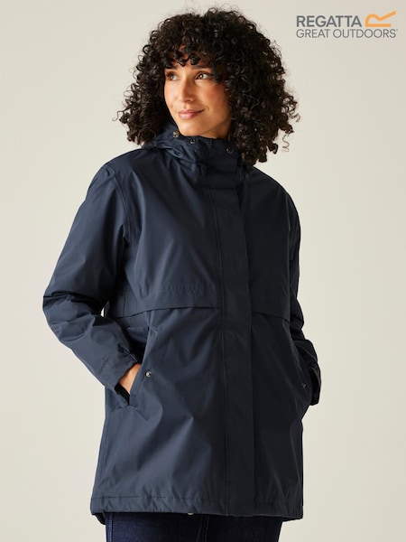 Regatta Blue Brielly Waterproof Jacket (H68024) | £70