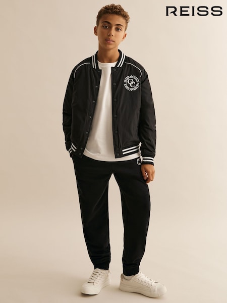 Reiss Black Otisburg Batman Gotham City Jacket (H68174) | £74