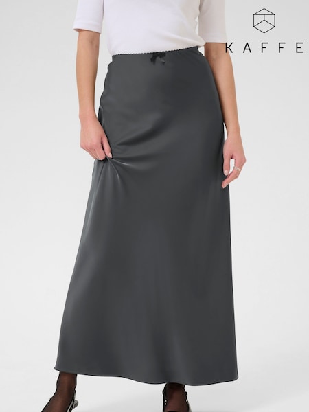 Kaffe Grey KAhill Maxi Skirt (H68210) | £60