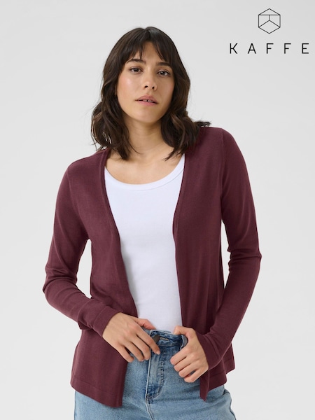 Kaffe Red KAfenia Astrid Long Sleeve Cardigan (H68234) | £40