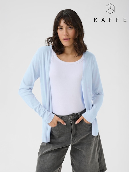 Kaffe Blue KAfenia Astrid Long Sleeve Cardigan (H68237) | £40