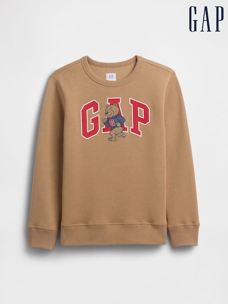 Gap Brown Logo Sweatshirt (4-13yrs) (4-13yrs) (H68452) | £18