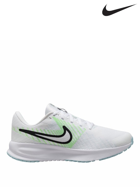 Nike Green/White Run Defy Road Running Trainers (H68600) | £55