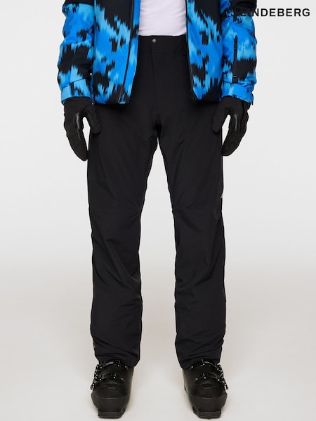 J.Lindeberg Black Ski Alta Suspender Joggers (H68758) | £320