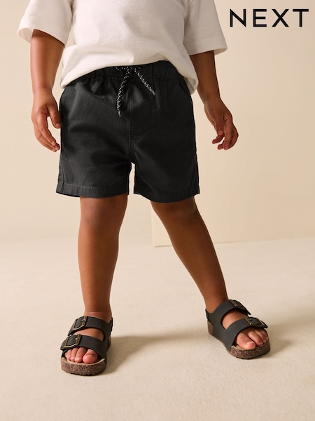 Black Pull On Shorts (3mths-7yrs) (H68760) | £5 - £7