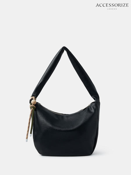 Accessorize Black Plain Shoulder Bag (H69272) | £35