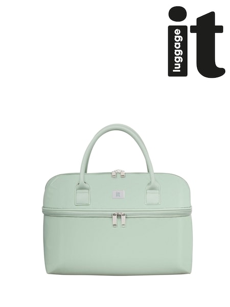 IT Luggage Small Green Lustrous Luxe Desert Holdall (H69555) | £35