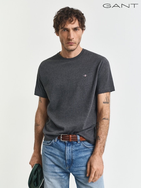 GANT Light Grey Shield Logo T-Shirt (H69647) | £40