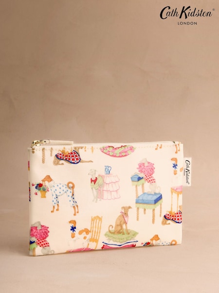 Cath Kidston Pink Fancy Dog Print Zipped Purse (H69663) | £10